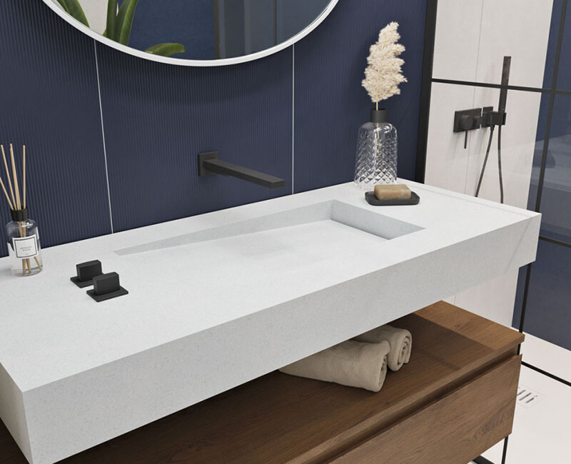 Искусственный акриловый камень Corian Sparkling Granita — фото 4 — MAS — Modern Acrylic Stone