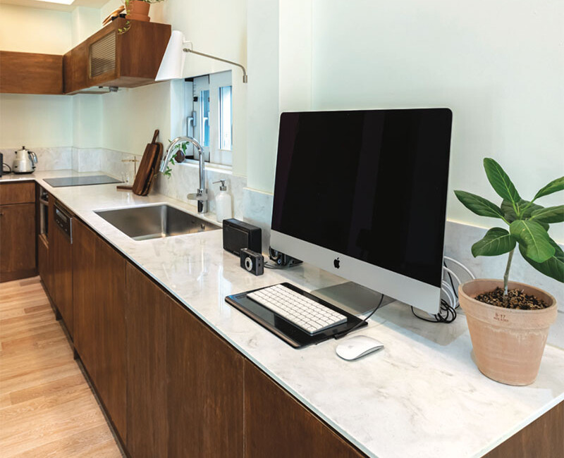 Искусственный акриловый камень Hi-Macs M607 Aurora Cream — фото 4 — MAS — Modern Acrylic Stone