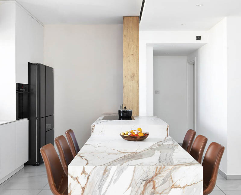 Широкоформатная керамогранитная плита Ascale Macchia Vecchia Gold — фото 4 — MAS — Modern Acrylic Stone