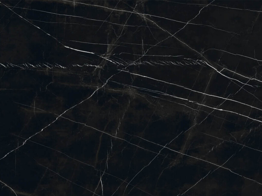 Широкоформатная керамогранитная плита Ascale Marquina Black — фото 2 — MAS — Modern Acrylic Stone
