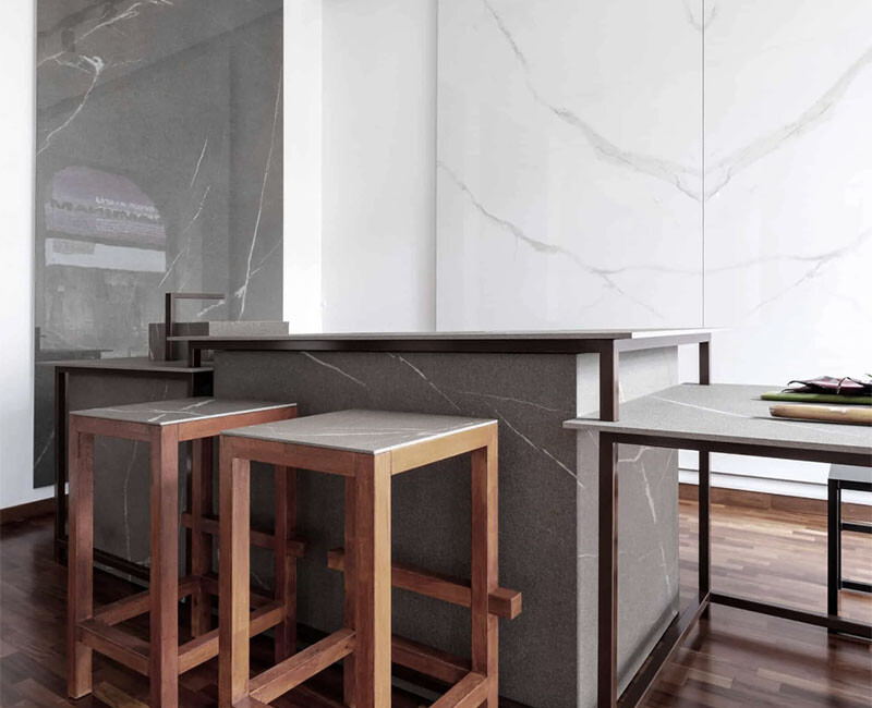 Широкоформатная керамогранитная плита Laminam In-Side Pietra Piasentina Grigio — фото 7 — MAS — Modern Acrylic Stone