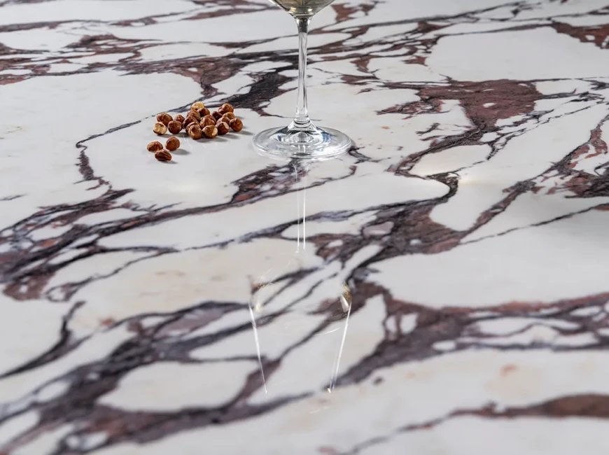 Широкоформатная керамогранитная плита Ascale Calacatta Viola — фото 6 — MAS — Modern Acrylic Stone
