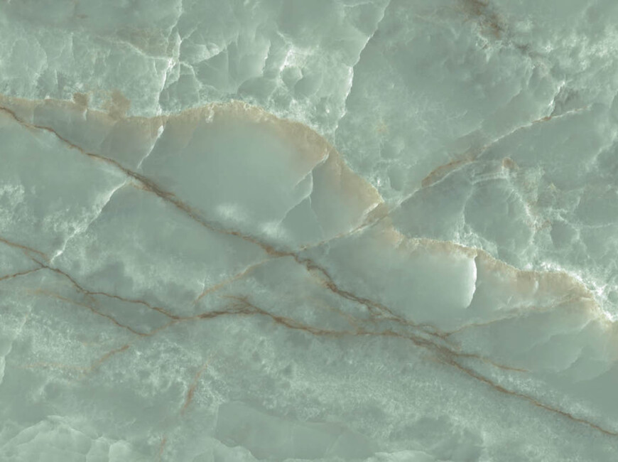 Широкоформатная керамогранитная плита Ascale Onice Seagreen — фото 2 — MAS — Modern Acrylic Stone