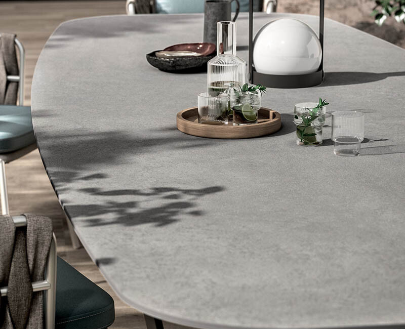 Широкоформатна керамогранітна плита Maxa Concrete Grey — фото 4 — MAS — Modern Acrylic Stone