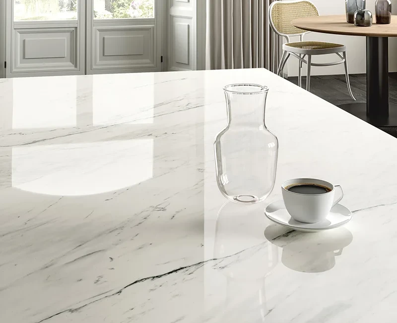 Широкоформатная керамогранитная плита Sapienstone Premium White — фото 7 — MAS — Modern Acrylic Stone