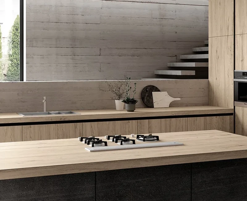 Широкоформатная керамогранитная плита Sapienstone Rovere Buckskin — фото 4 — MAS — Modern Acrylic Stone