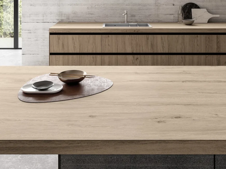 Широкоформатная керамогранитная плита Sapienstone Rovere Buckskin — фото 6 — MAS — Modern Acrylic Stone