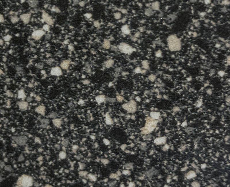 Широкоформатная керамогранитная плита Sapienstone Seminato Nero — фото 1 — MAS — Modern Acrylic Stone