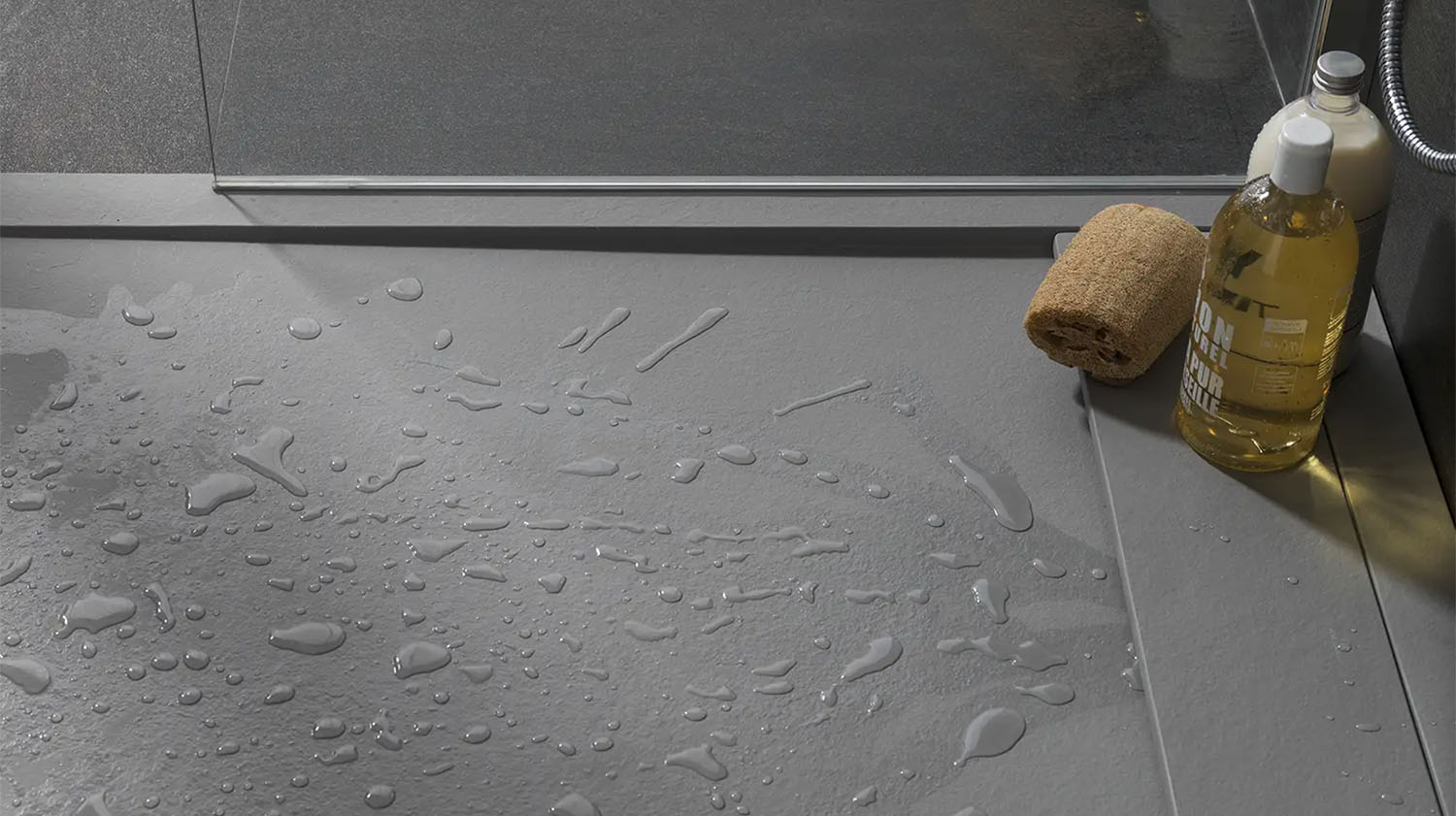 Душовий піддон з широкоформатного керамограніту — MAS — Modern Acrylic Stone