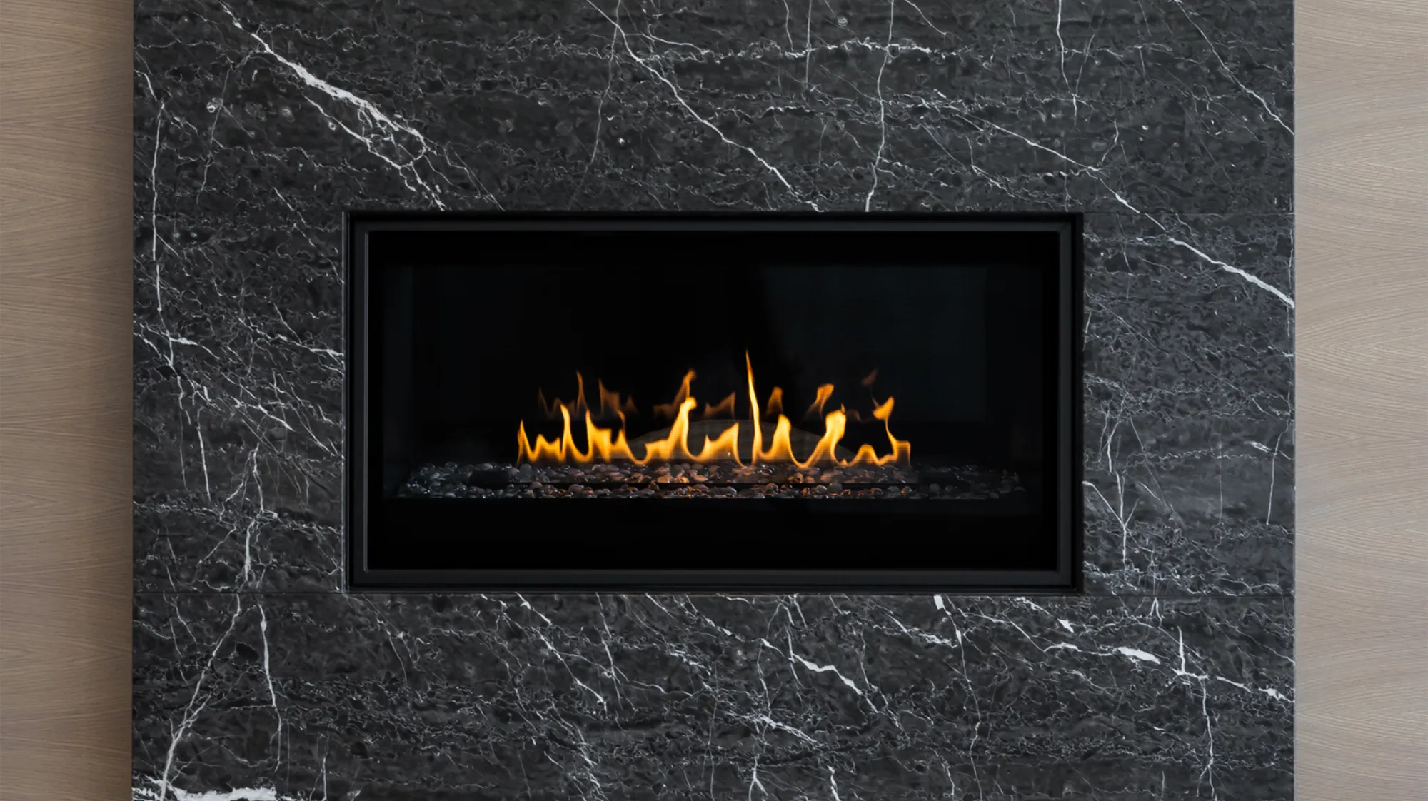 Облицовка камина керамогранитом — MAS — Modern Acrylic Stone