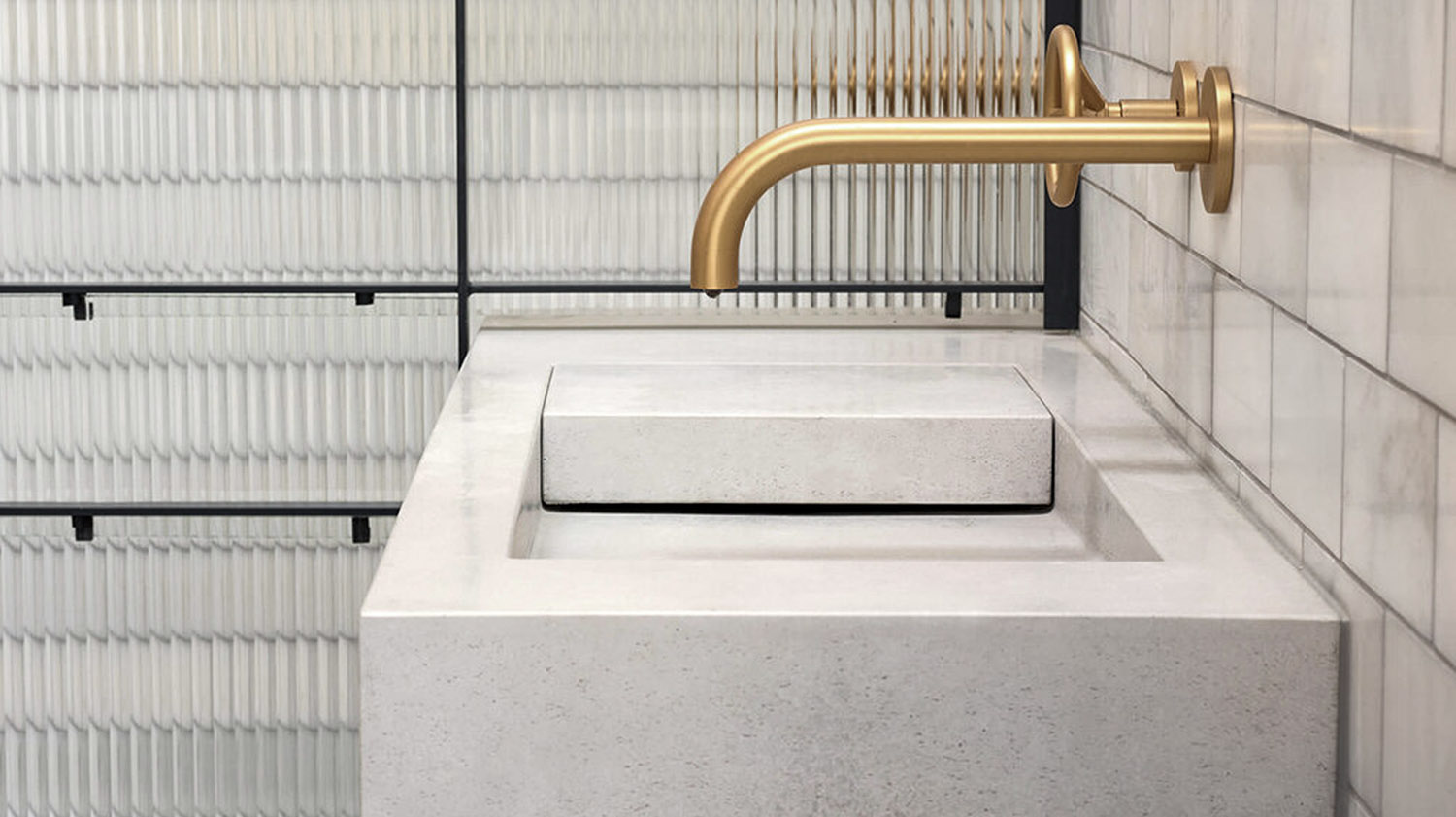 Умивальник з кварцового агломерату — MAS — Modern Acrylic Stone