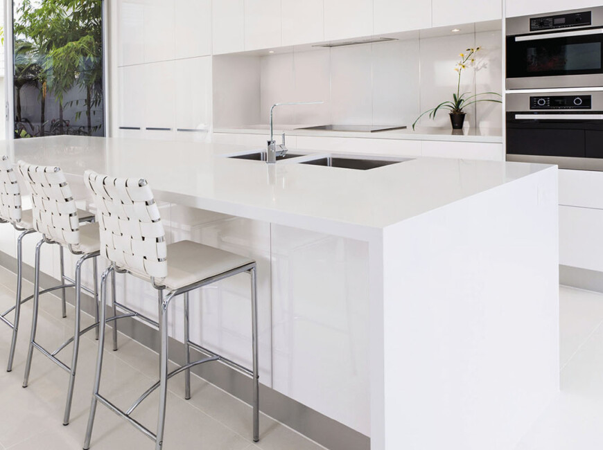 Искусственный кварцевый камень Avant Quartz 1001 Blanche — фото 4 — MAS — Modern Acrylic Stone