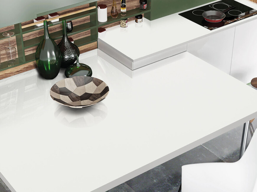Искусственный кварцевый камень Avant Quartz 1001 Blanche — фото 6 — MAS — Modern Acrylic Stone