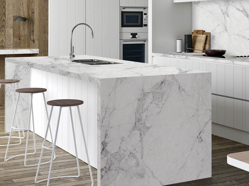 Искусственный кварцевый камень Avant Quartz 5710 Calacatta Normandie — фото 4 — MAS — Modern Acrylic Stone