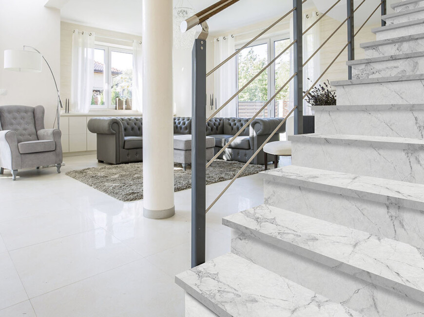 Искусственный кварцевый камень Avant Quartz 5710 Calacatta Normandie — фото 7 — MAS — Modern Acrylic Stone