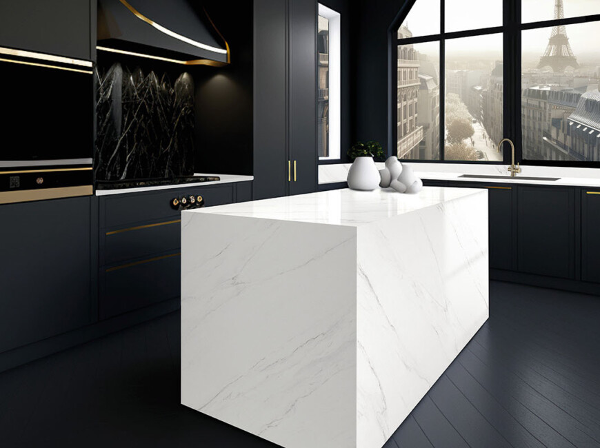 Искусственный кварцевый камень Avant Quartz 5720 Calacatta Riviera — фото 5 — MAS — Modern Acrylic Stone