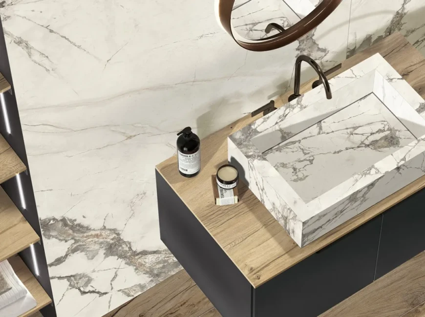 Широкоформатная керамогранитная плита Materia Invisible Select — фото 9 — MAS — Modern Acrylic Stone