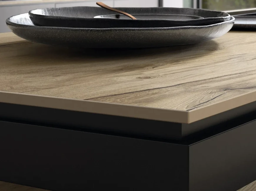 Широкоформатная керамогранитная плита Materia Nordik Wood Gold — фото 5 — MAS — Modern Acrylic Stone