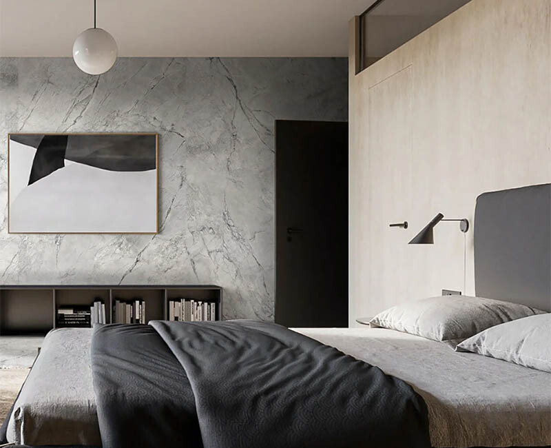 Широкоформатная керамогранитная плита Neolith Alexandra AX01/AX01R — фото 5 — MAS — Modern Acrylic Stone