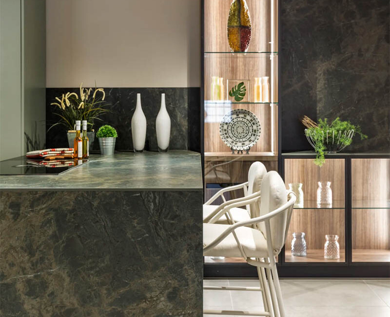 Широкоформатная керамогранитная плита Neolith Amazonico — фото 3 — MAS — Modern Acrylic Stone