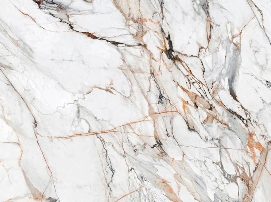 Широкоформатна керамогранітна плита Neolith Calacatta Luxe CL01/CL01R — фото 2 — MAS — Modern Acrylic Stone