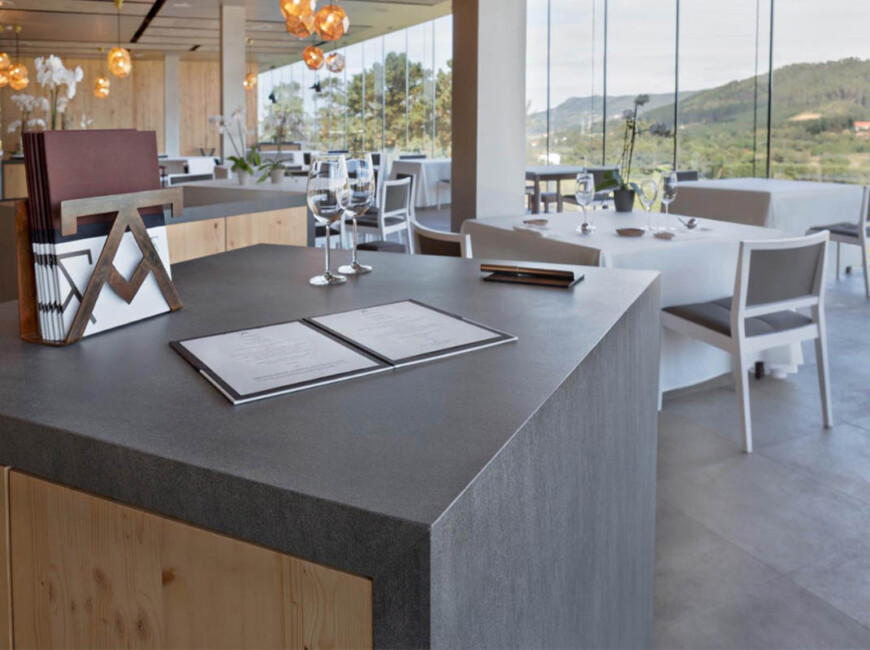 Широкоформатна керамогранітна плита Neolith Fusion Basalt Grey — фото 3 — MAS — Modern Acrylic Stone