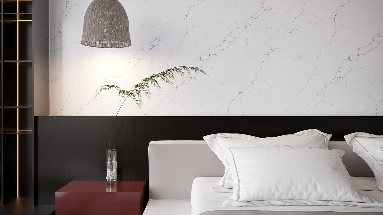 Стеновые панели из кварцевого камня — MAS — Modern Acrylic Stone