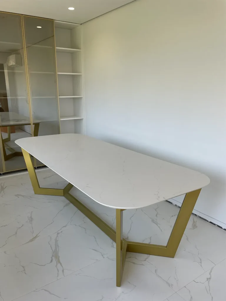 Столешница для стола из кварца Atem Venatino White 1117 — фото 5 — MAS — Modern Acrylic Stone