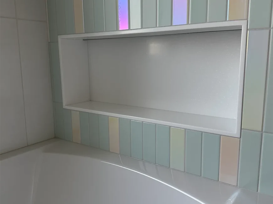 Ниши для ванной комнаты из акрилового камня Hanex T-021 Pure Arctic — фото 1 — MAS — Modern Acrylic Stone