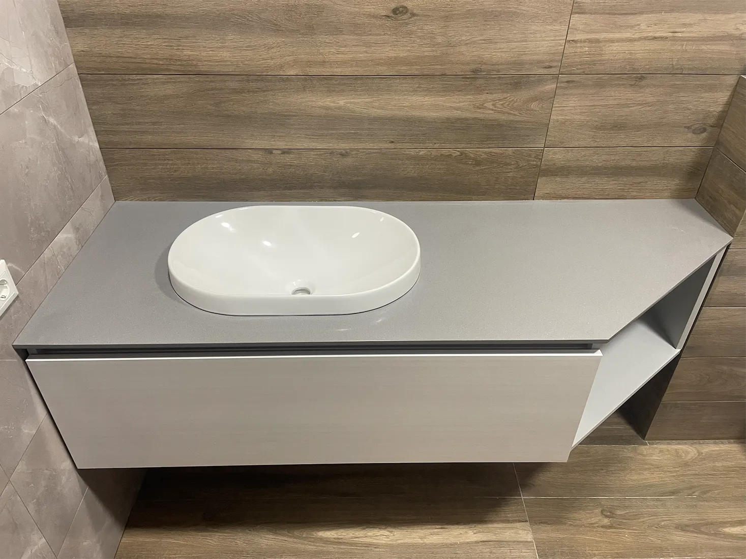 Столешница из акрилового камня Grandex D-310 Herbal Ash — фото 1 — MAS — Modern Acrylic Stone