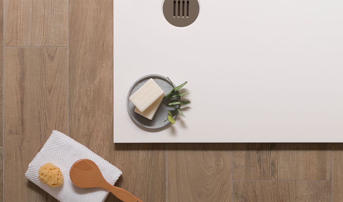 Душевой поддон из искусственного камня для санузла — MAS — Modern Acrylic Stone