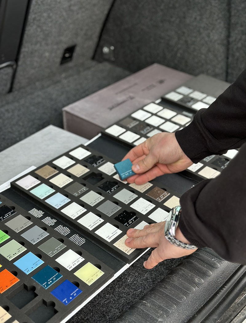 Образцы декоров Krion — MAS — Modern Acrylic Stone