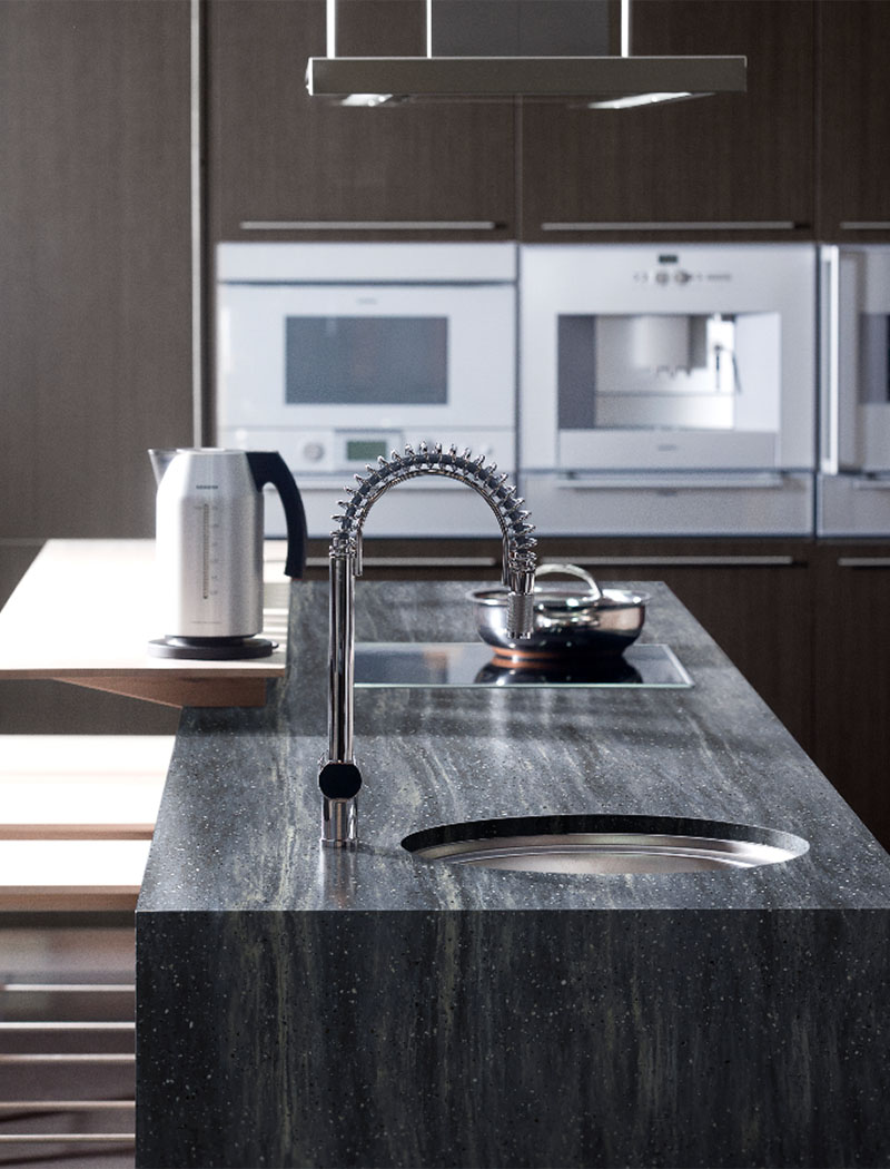 Остров из акрилового камня Hanex — MAS — Modern Acrylic Stone