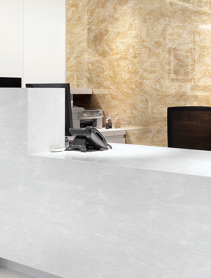 Ресепшн из акрилового камня Hanex — MAS — Modern Acrylic Stone