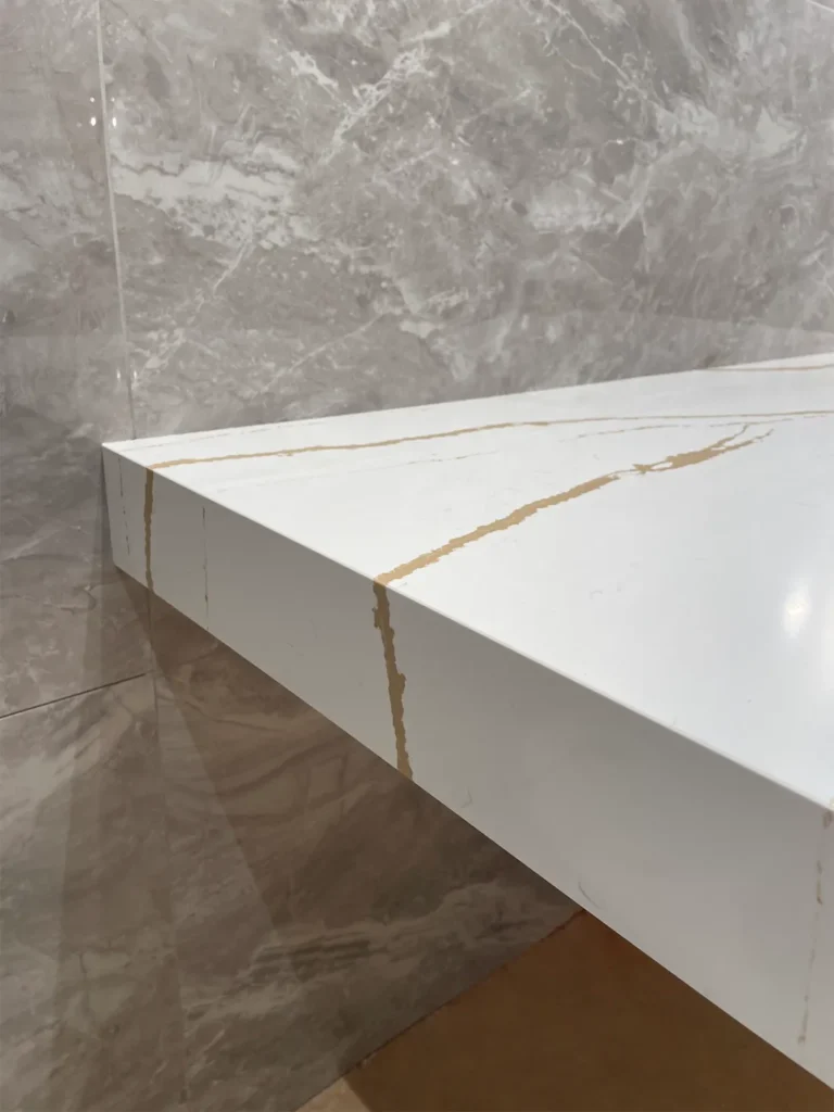 Стільниця на тумбу з кварцового каменю Silestone Eternal D’or — фото 6 — MAS — Modern Acrylic Stone