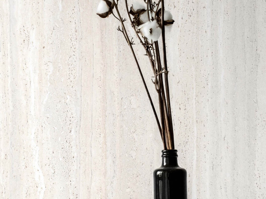 Широкоформатная керамогранитная плита ABK Stone Travertino Ivory — фото 3 — MAS — Modern Acrylic Stone