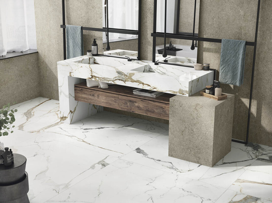 Широкоформатная керамогранитная плита Florim Eternal Gold — фото 6 — MAS — Modern Acrylic Stone