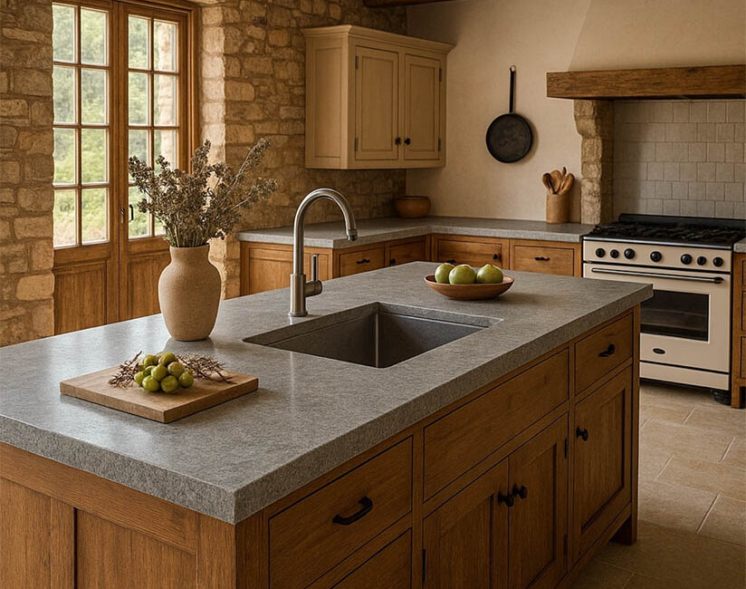 Штучний кварцовий камінь Santamargherita Fusion Grey — фото 3 — MAS — Modern Acrylic Stone