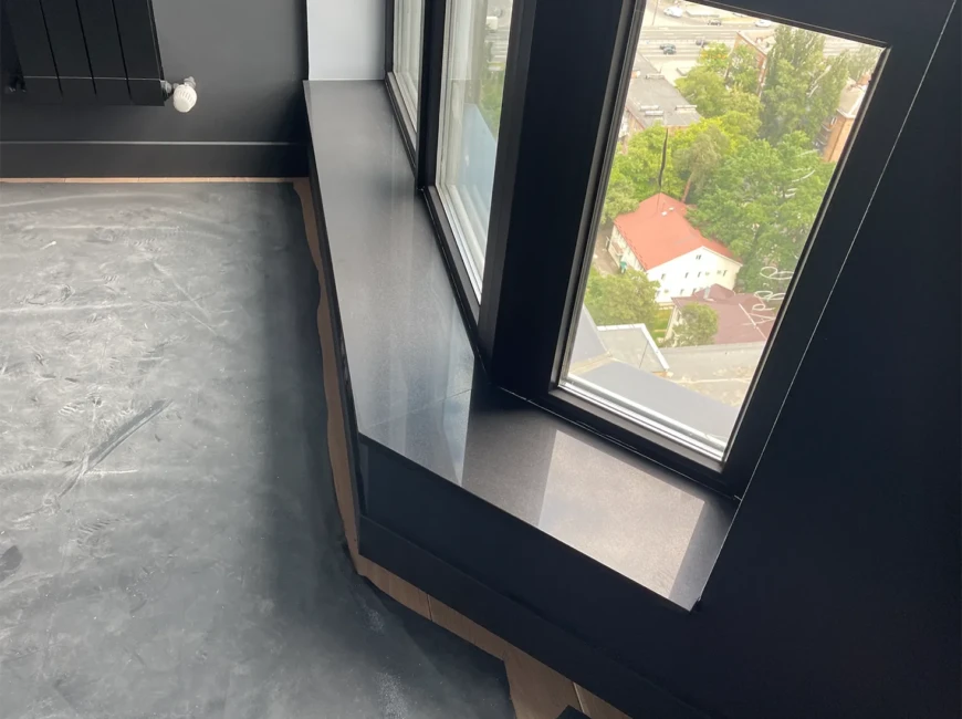 Підвіконня з кварцового агломерату Atem Antracita 1119 — фото 4 — MAS — Modern Acrylic Stone