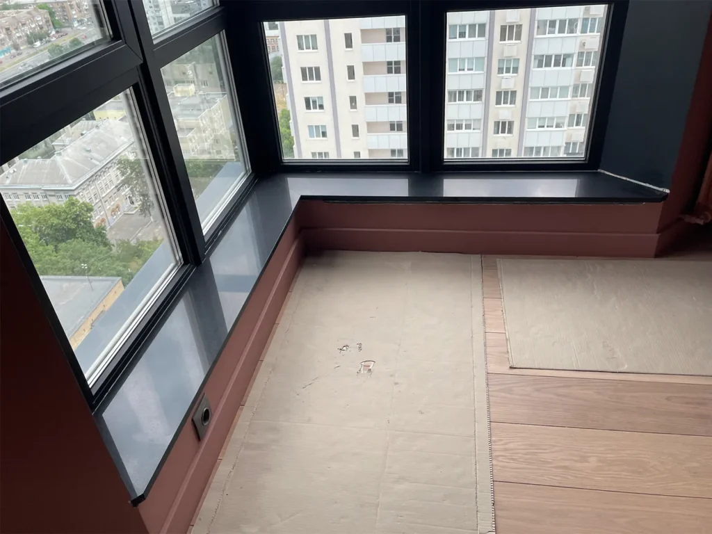 Подоконники из кварцевого агломерата Atem Antracita 1119 — фото 8 — MAS — Modern Acrylic Stone