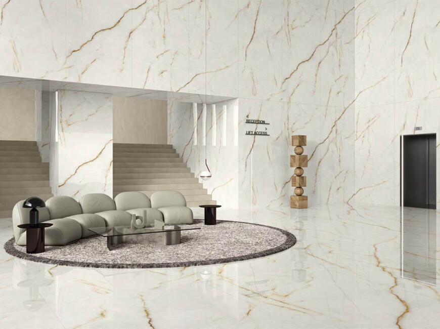 Широкоформатна керамогранітна плита Atlas Plan Ice Crystal — фото 4 — MAS — Modern Acrylic Stone