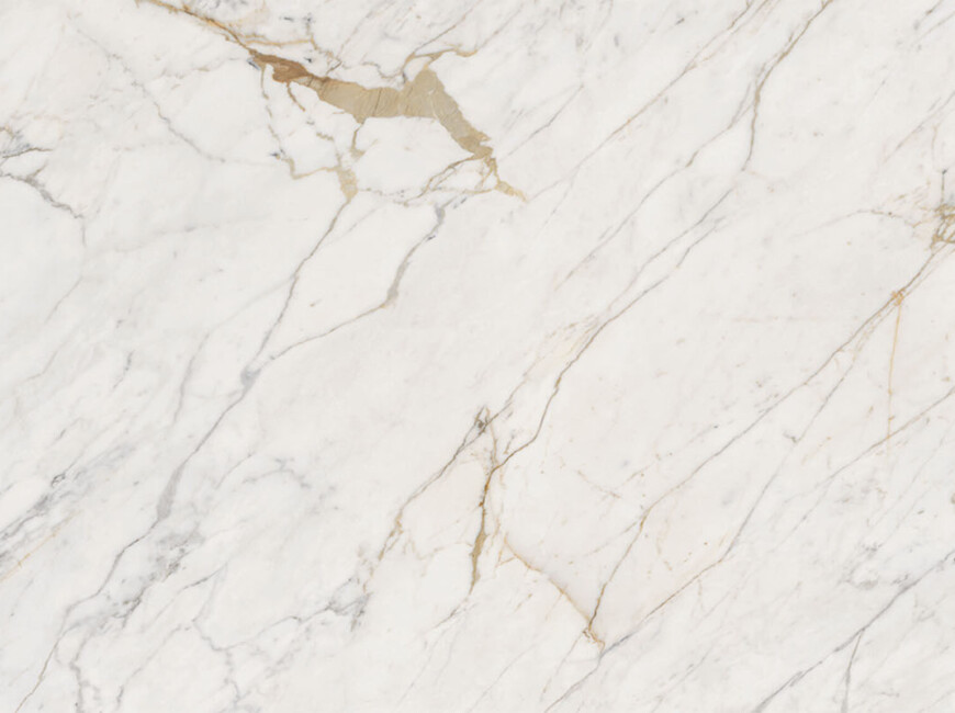 Широкоформатная керамогранитная плита Marazzi Grande Marble Look Golden White — фото 2 — MAS — Modern Acrylic Stone