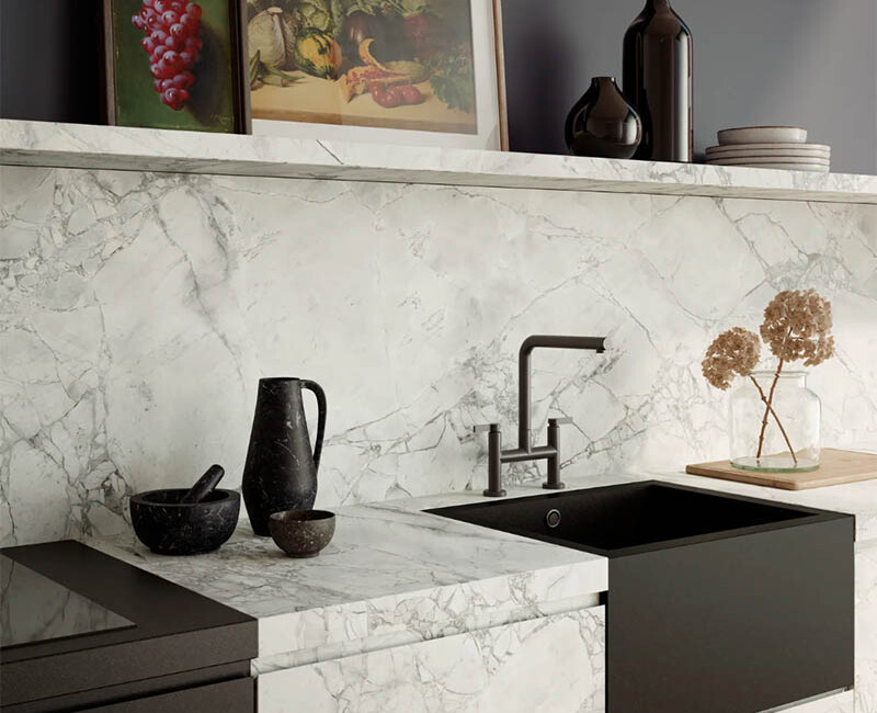 Широкоформатна керамогранітна плита Marazzi Grande Stone Look Superwhite — фото 4 — MAS — Modern Acrylic Stone