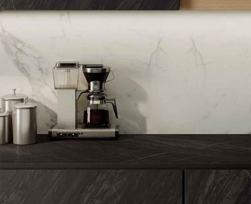 Широкоформатна керамогранітна плита Marazzi Grande Stone Look Bahia Black — фото 4 — MAS — Modern Acrylic Stone