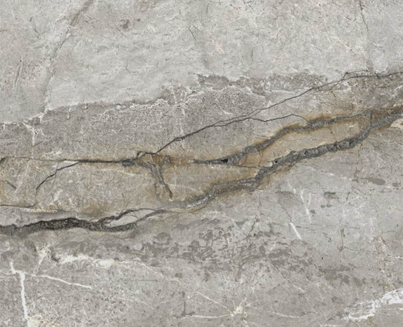 Широкоформатная керамогранитная плита Marazzi Grande Stone Look Silver Root Grey 3D — фото 1 — MAS — Modern Acrylic Stone
