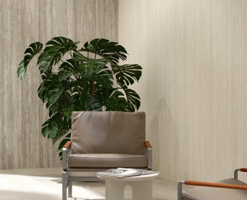 Широкоформатна керамогранітна плита Laminam Hado Travertino Bianco — фото 6 — MAS — Modern Acrylic Stone