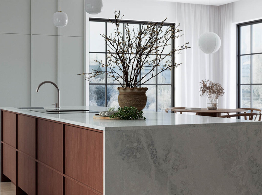 Штучний кварцовий камінь Vicostone BQ6882 Esmeralda — фото 4 — MAS — Modern Acrylic Stone