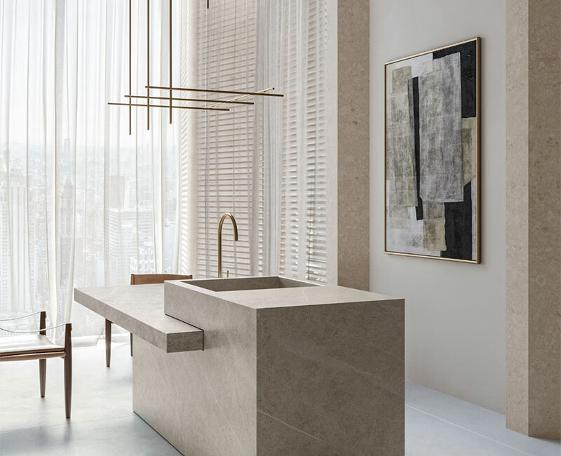 Широкоформатная керамогранитная плита Dekton Adia — фото 4 — MAS — Modern Acrylic Stone
