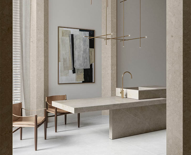 Широкоформатная керамогранитная плита Dekton Adia — фото 5 — MAS — Modern Acrylic Stone