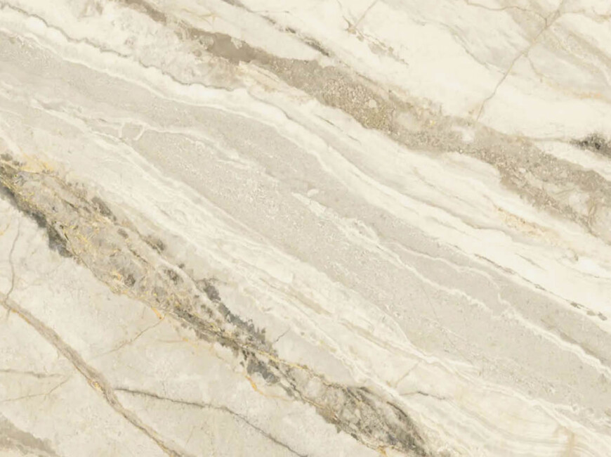 Широкоформатная керамогранитная плита Keralini Breccia Stone Beige — фото 2 — MAS — Modern Acrylic Stone